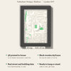 3D Tottenham Hotspur Stadium Map Framed - What you get: A5 3D stadium map, 14.8 x 21 cm, in a black wooden frame