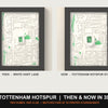 3D Tottenham Hotspur Then & Now Stadium Set | White Hart Lane + Tottenham Hotspur Stadium 3D Maps