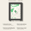 3D Twickenham Stadium Map Framed - What you get: A5 3D stadium map, 14.8 x 21 cm, in a black wooden frame