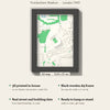 3D Twickenham Stadium Map Framed - What you get: A5 3D stadium map, 14.8 x 21 cm, in a black wooden frame