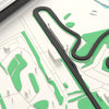 3D Zandvoort Circuit Map Framed - The start of the lap on the 3D printed Zandvoort Circuit map