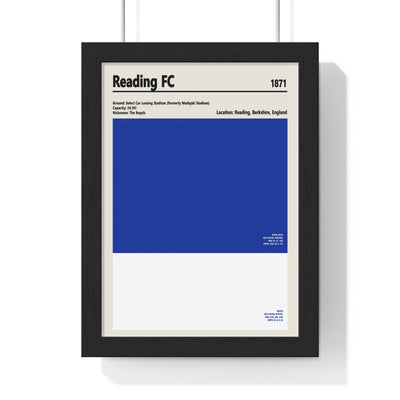 Reading FC colour swatch print in royal blue and white
