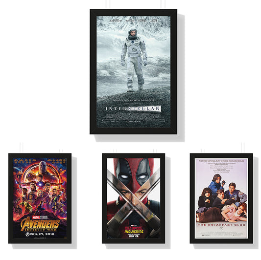 Choose Any Original Movie poster Framed & Unframed A5/A4/A3/A2