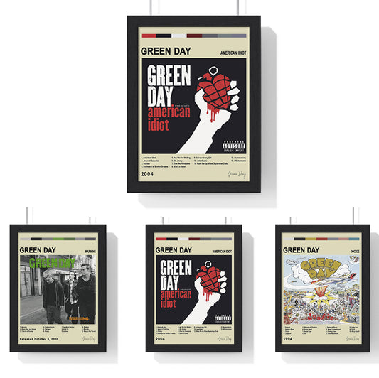 Green Day Collection Album Poster