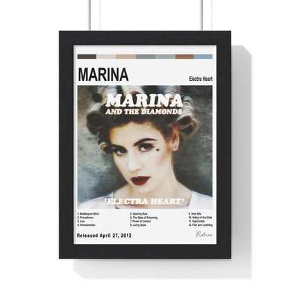 MARINA - Electra Heart Album Cover Poster