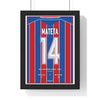 Crystal Palace Conference League Final 2026 Mateta 14 framed football poster