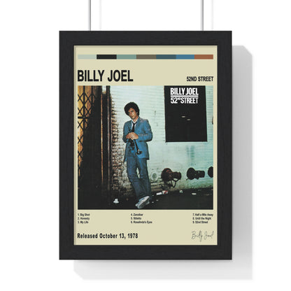 Billy Joel Album Cover Poster