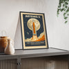 Framed Artemis II Space poster