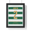 Celtic Johnston 2 Scottish Premiership Champions 2026 framed poster