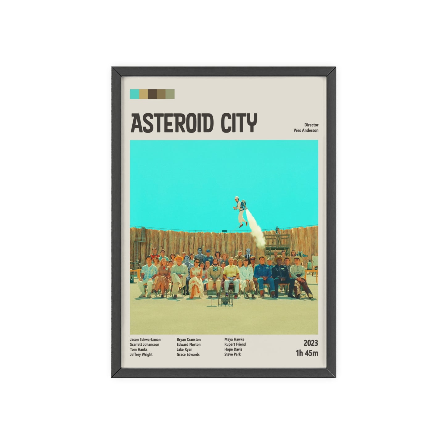 Asteroid City 2023 Info Movie Poster