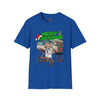 White t-shirt with Shitter's Full Christmas Christmas Vacation Parody