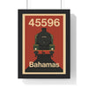 Framed 45596 Bahamas Steam Train poster