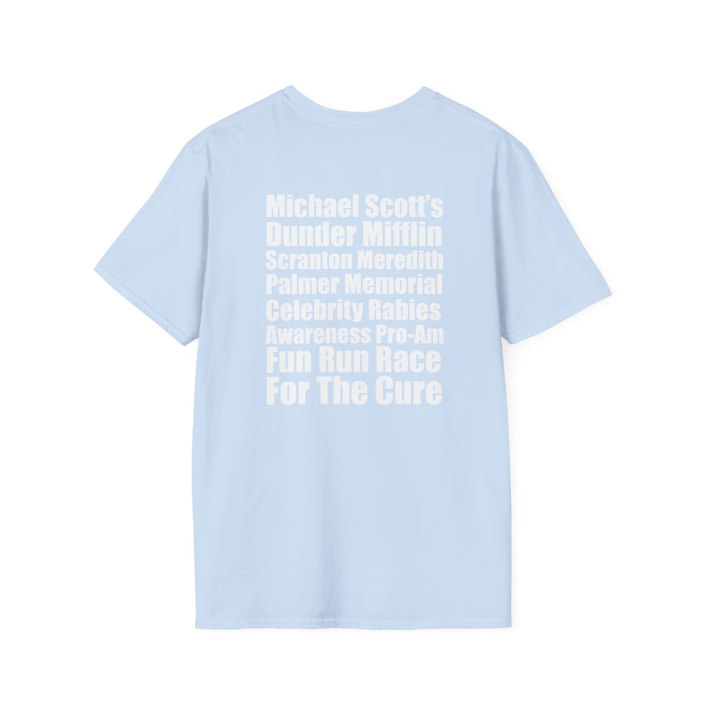 Dunder Mifflin Rabies Awareness T-shirt - funny Office inspired graphic tee product image 4