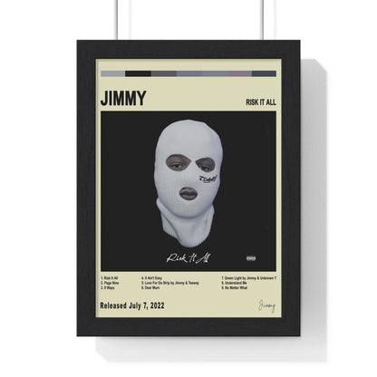 Jimmy - Risk It All Album Poster