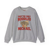 Sand t-shirt with They're Only Noodles Michael Sweatshirt Horror Movie Parody