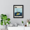 Framed Jaws 1975 Inspired movie poster