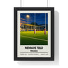 Mennaye Field Copy poster framed in black wood frame