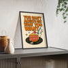 rolling stones lyric print retro music wall decor
