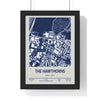 The Hawthorns stadium map print West Bromwich Albion football wall art