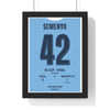 Manchester City FA Cup Final 2026 poster Semenyo 42 Wembley print