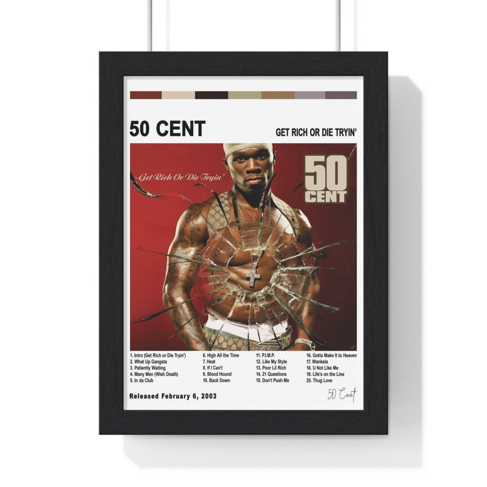 50 Cent Album Cover Poster - Poster Kingz