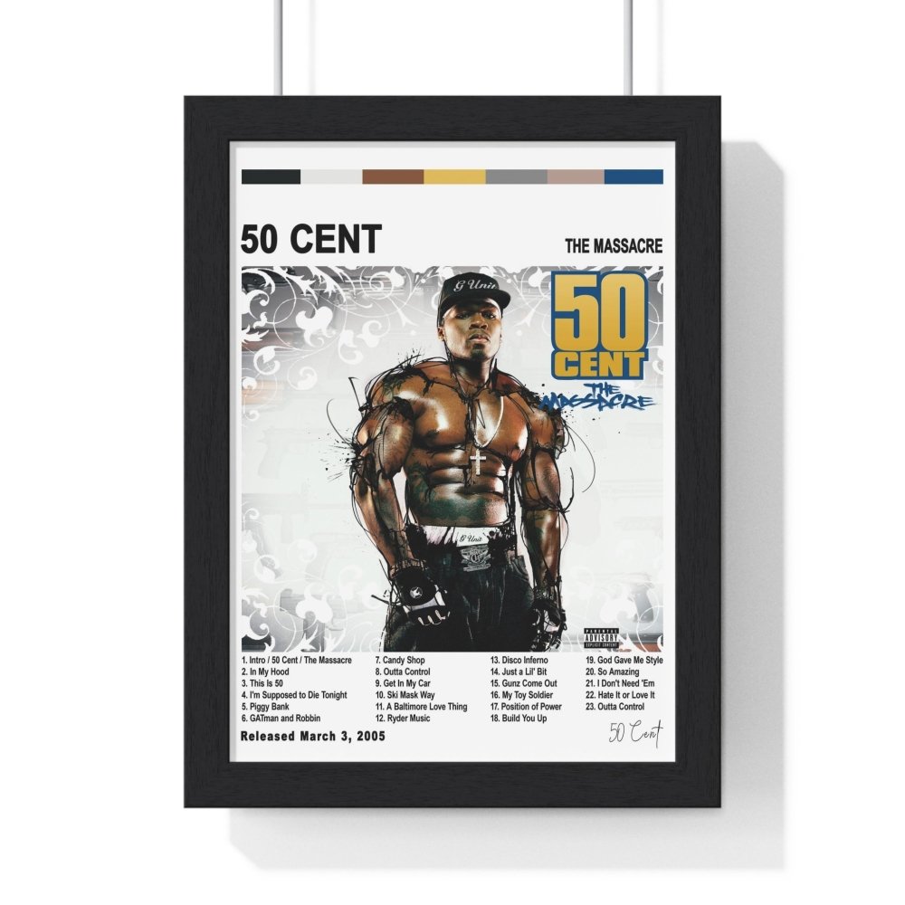 50 Cent Album Cover Poster - Poster Kingz