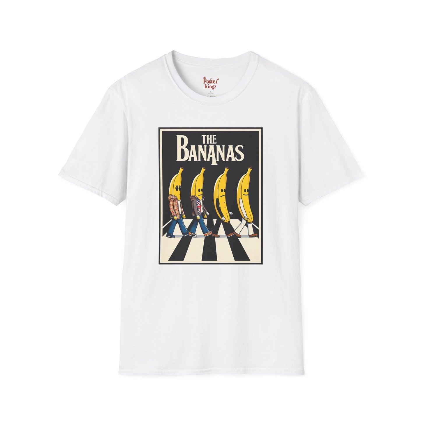 Green t-shirt with The Bananas Music Parody