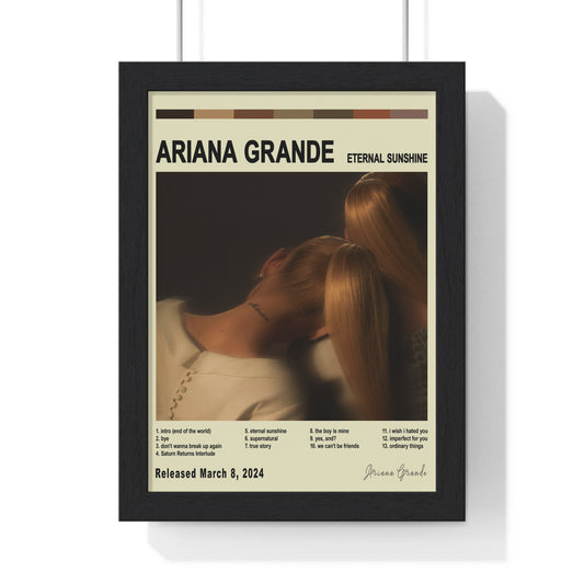 Ariana Grande - eternal sunshine Album Cover Poster