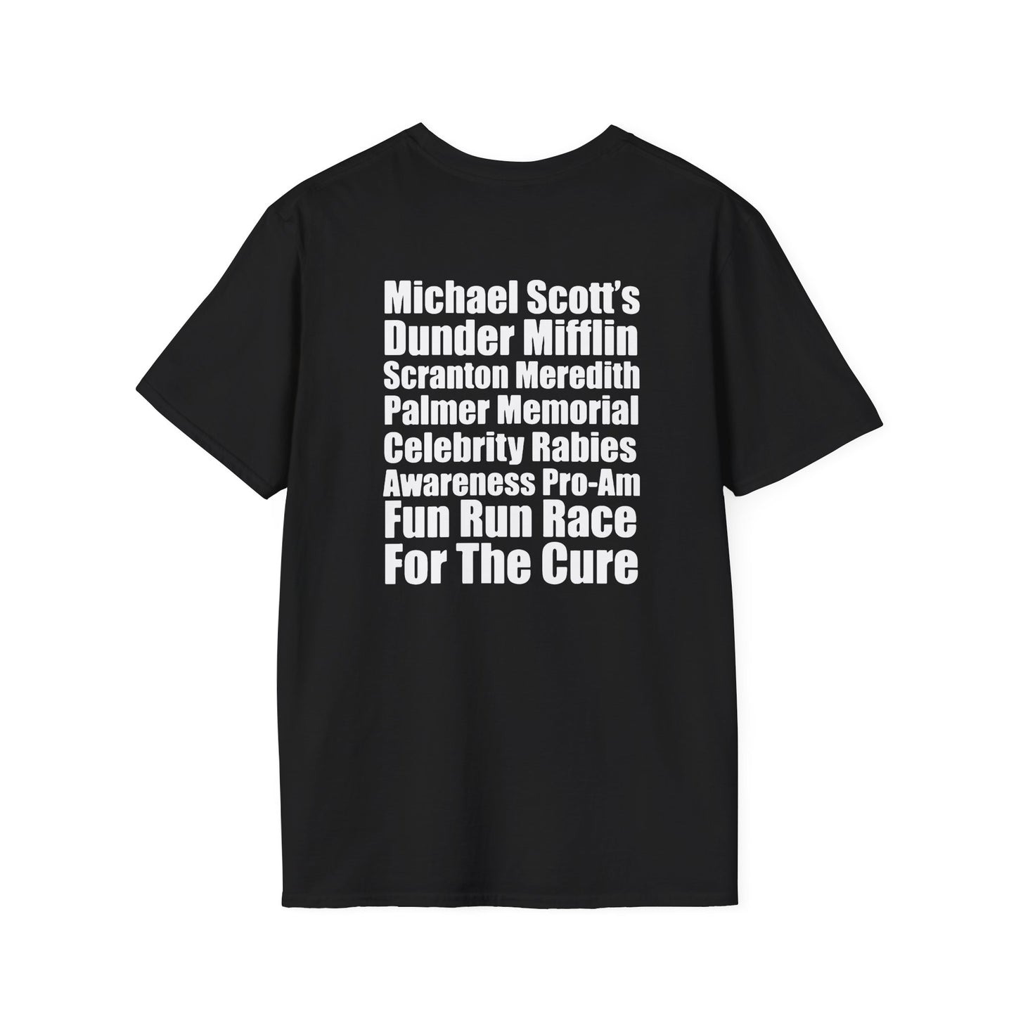 Dunder Mifflin Rabies Awareness T-shirt - funny Office inspired graphic tee product image 5