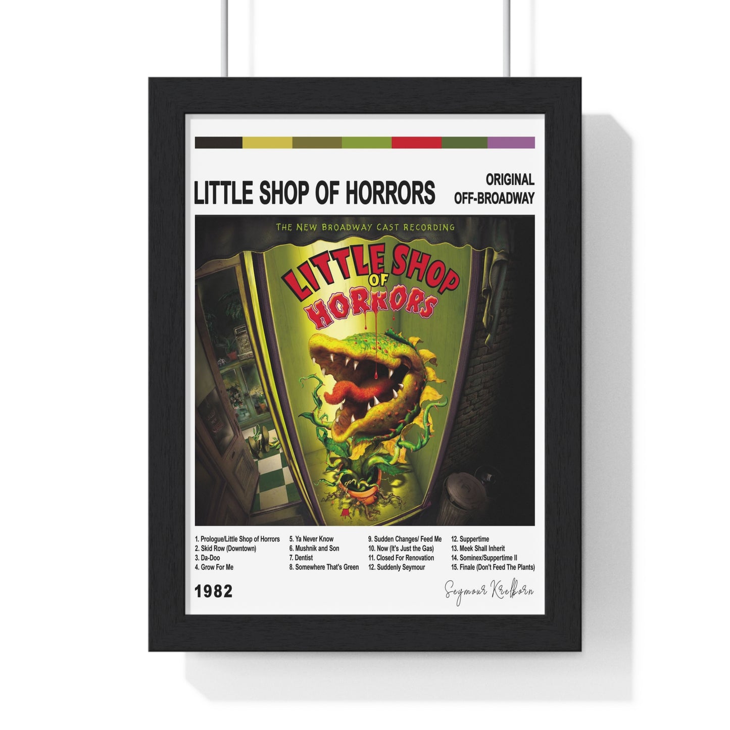 Little Shop of Horrors Broadway Poster