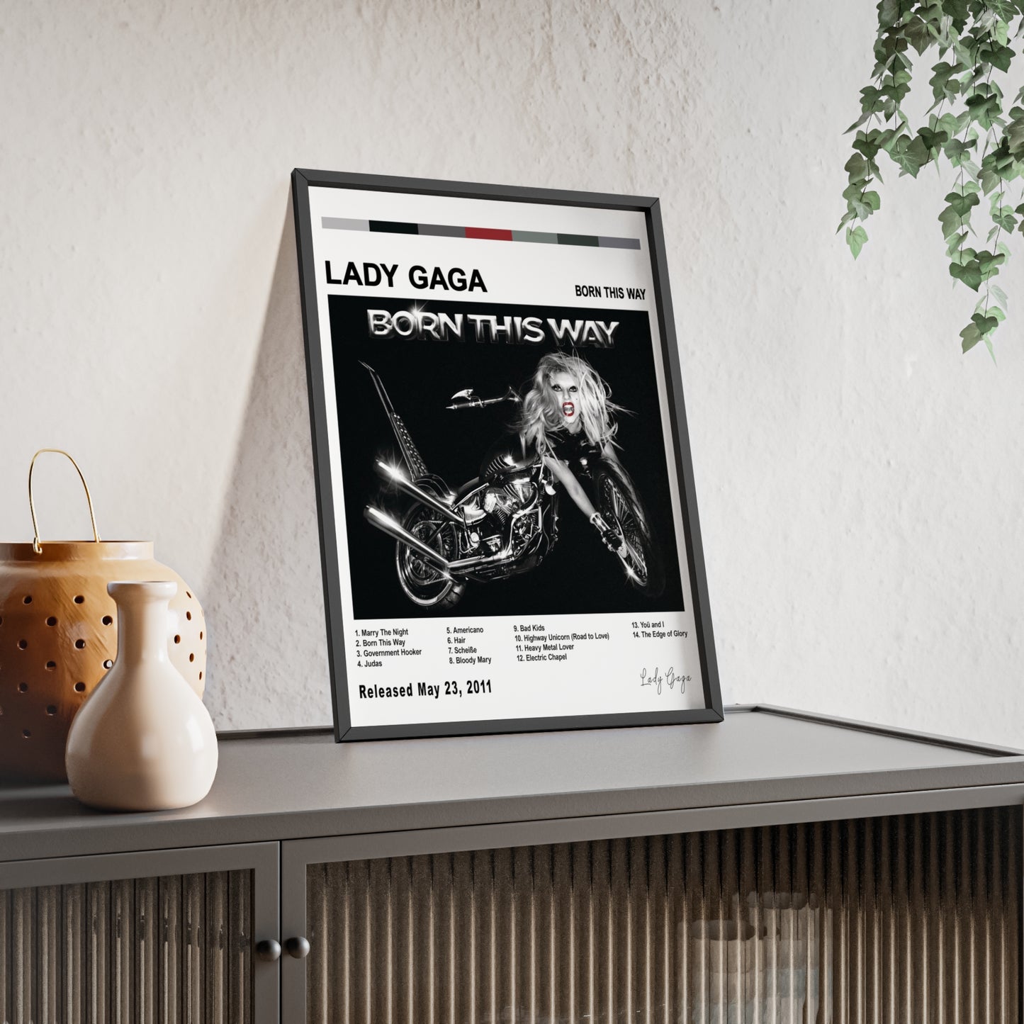 Lady Gaga - Born This Way Album Poster