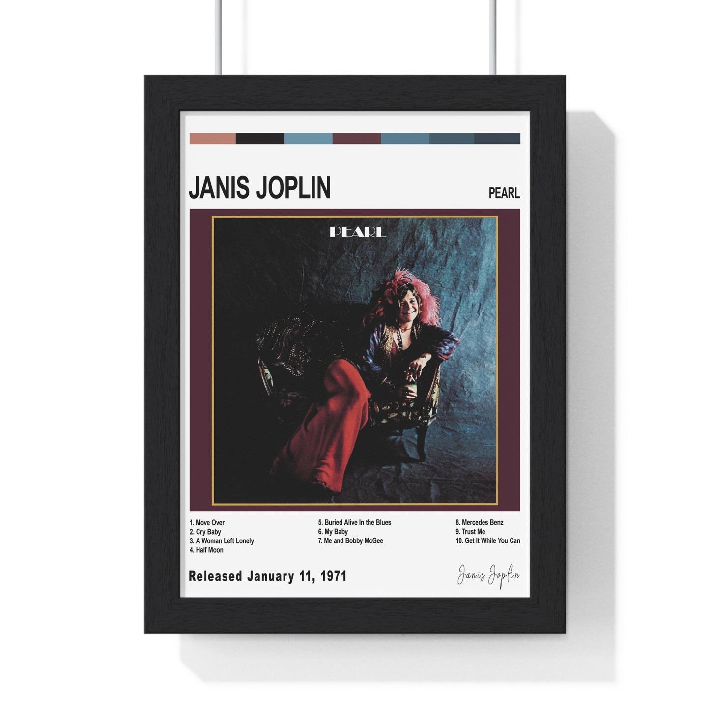 Janis Joplin - Pearl Album Poster