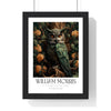 11x14-05 poster in black wood frame, bold characterful design on premium paper