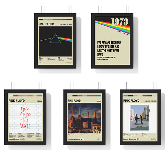 Pink Floyd Album Posters
