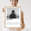 Lifestyle - Personalised Best Friend Definition Print held by a smiling woman