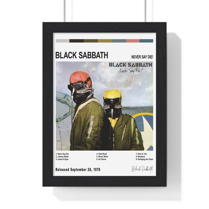 Black Sabbath Album Cover Poster