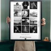 Lifestyle - Personalised Photo Collage Print held up in a bright room