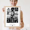 Lifestyle - Personalised Photo Collage Print held by a smiling woman