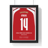 Arsenal Premier League Champions 2026 Gyokeres 14 framed player poster