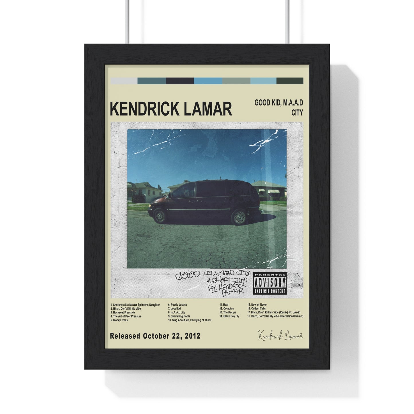 Kendrick Lamar Album Cover Poster