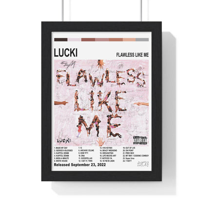 LUCKI - FLAWLESS LIKE ME Album Cover Poster