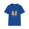 Grey t-shirt with We're Both Nuts Best Friend Peanut