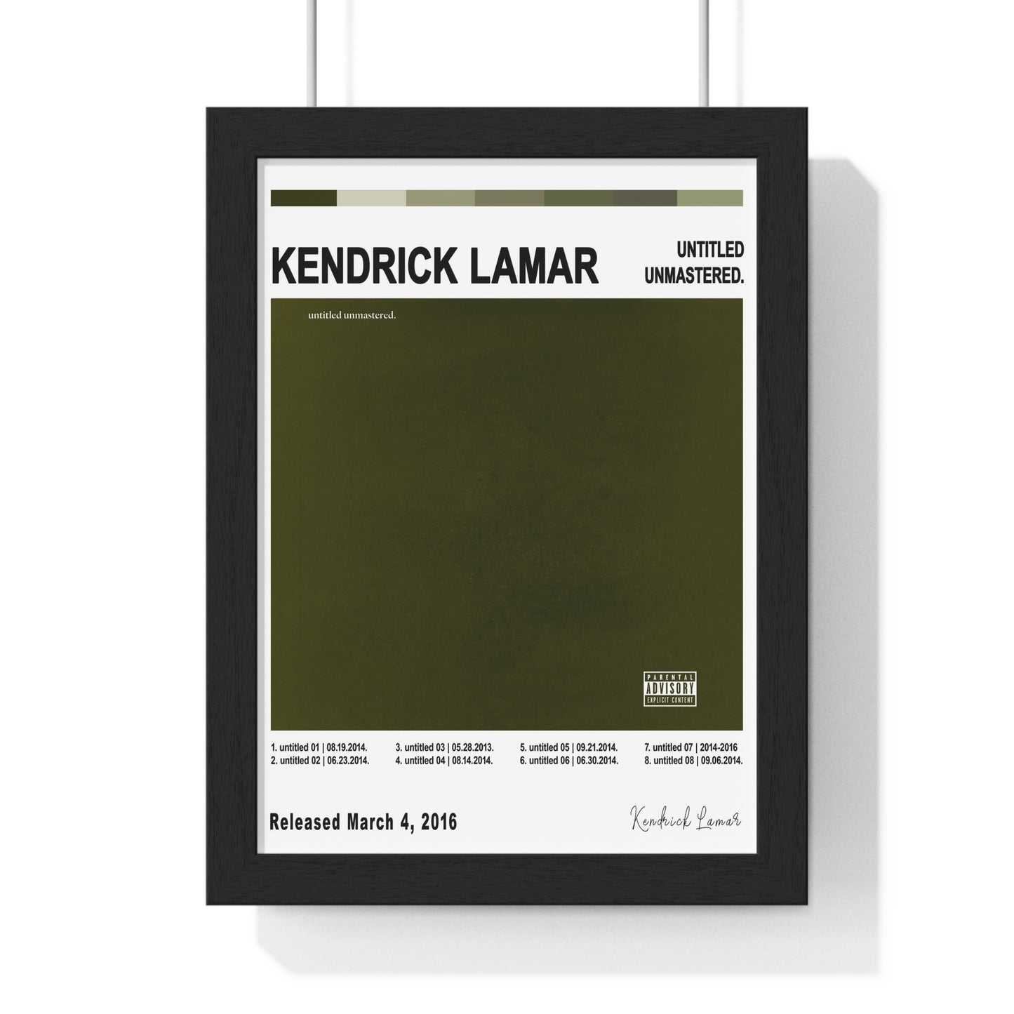 Kendrick Lamar Album Cover Poster