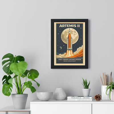 Falcon 9 Rocket Poster Retro Vintage SpaceX Wall Art Print poster wall art print UK home decor