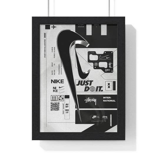 Nike x Stussy "JUST DO IT" Poster