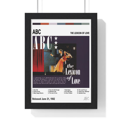 ABC - The Lexicon of Love Album Poster