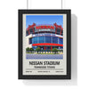 Nissan Stadium stadium print featuring the home of the Tennessee Titans