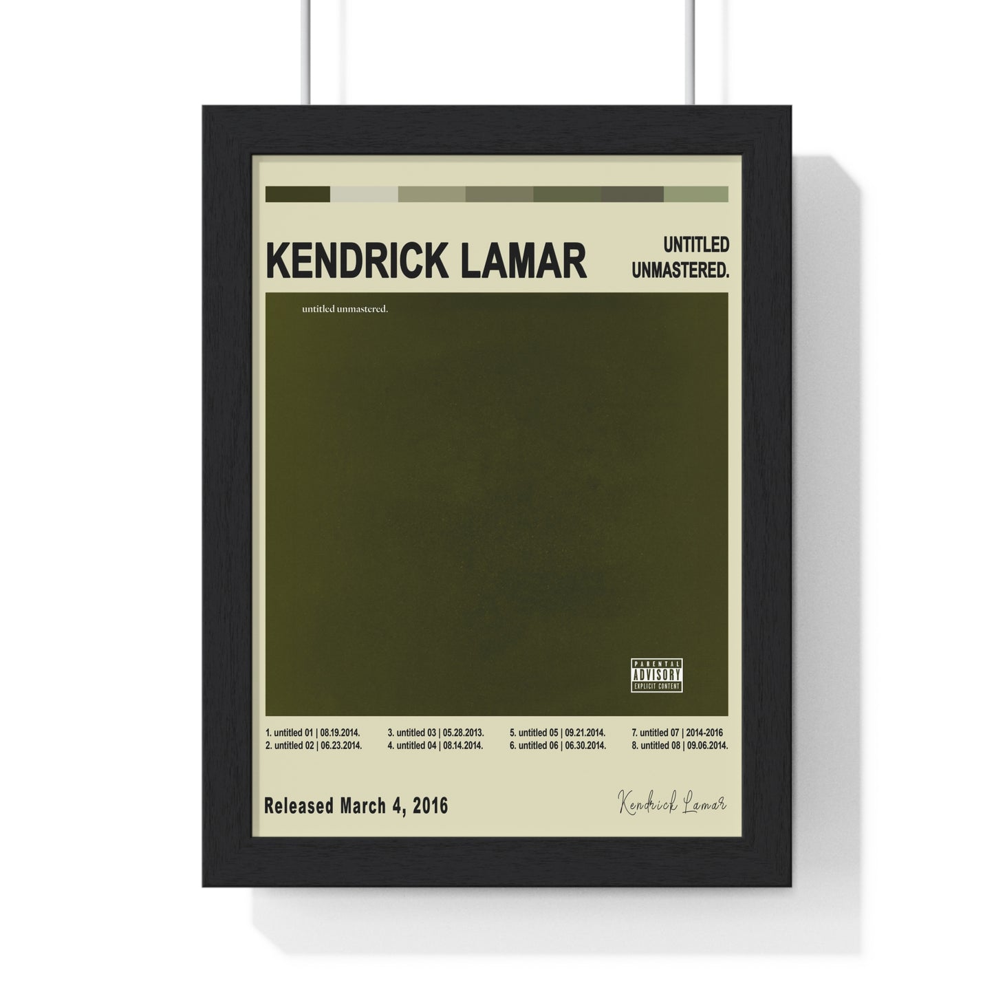 Kendrick Lamar Album Cover Poster