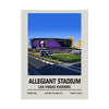 Allegiant Stadium print Las Vegas Raiders NFL wall art framed poster