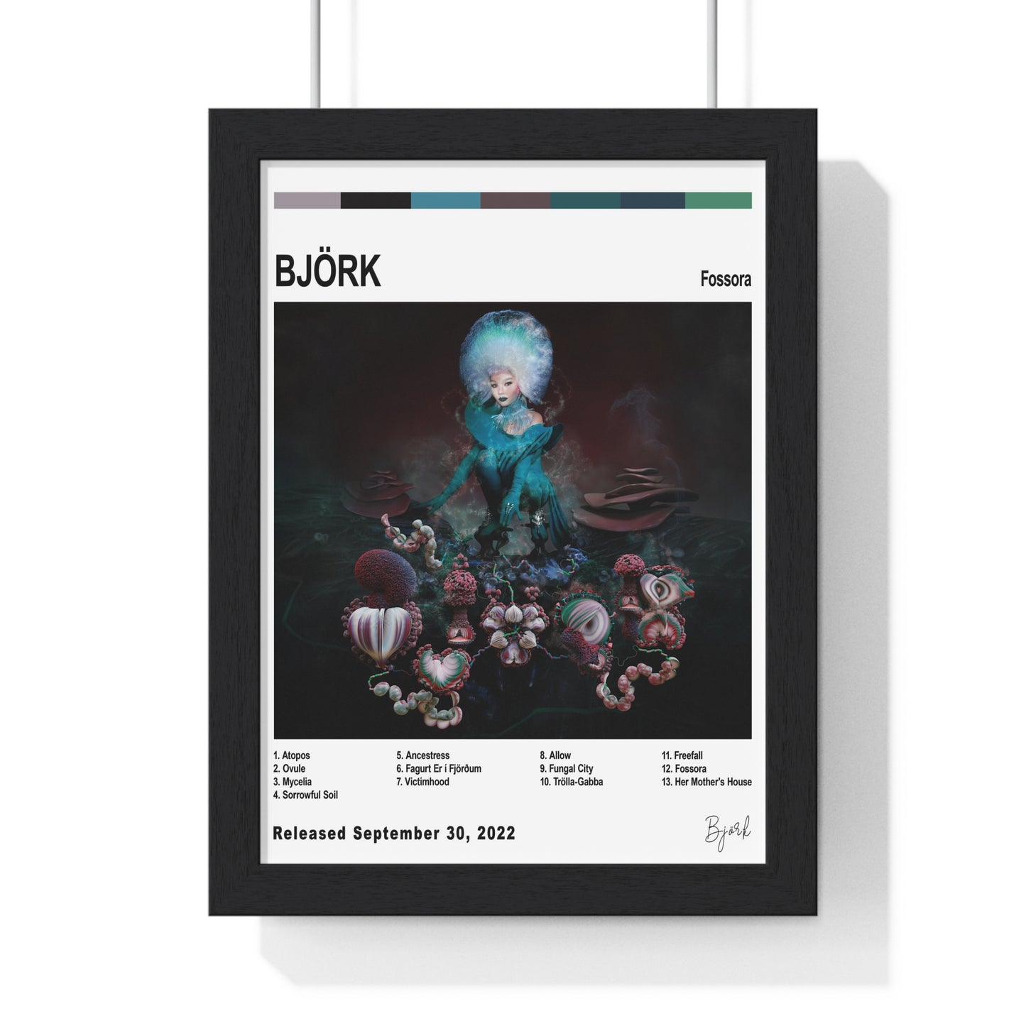 Björk - Fossora Album Poster